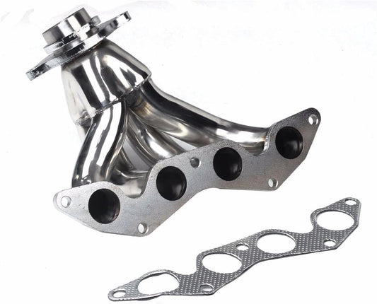 Stainless Steel Exhaust Header Manifold For Honda Civic EX 2001-2005 2DR/4DR D17A2 1.7L