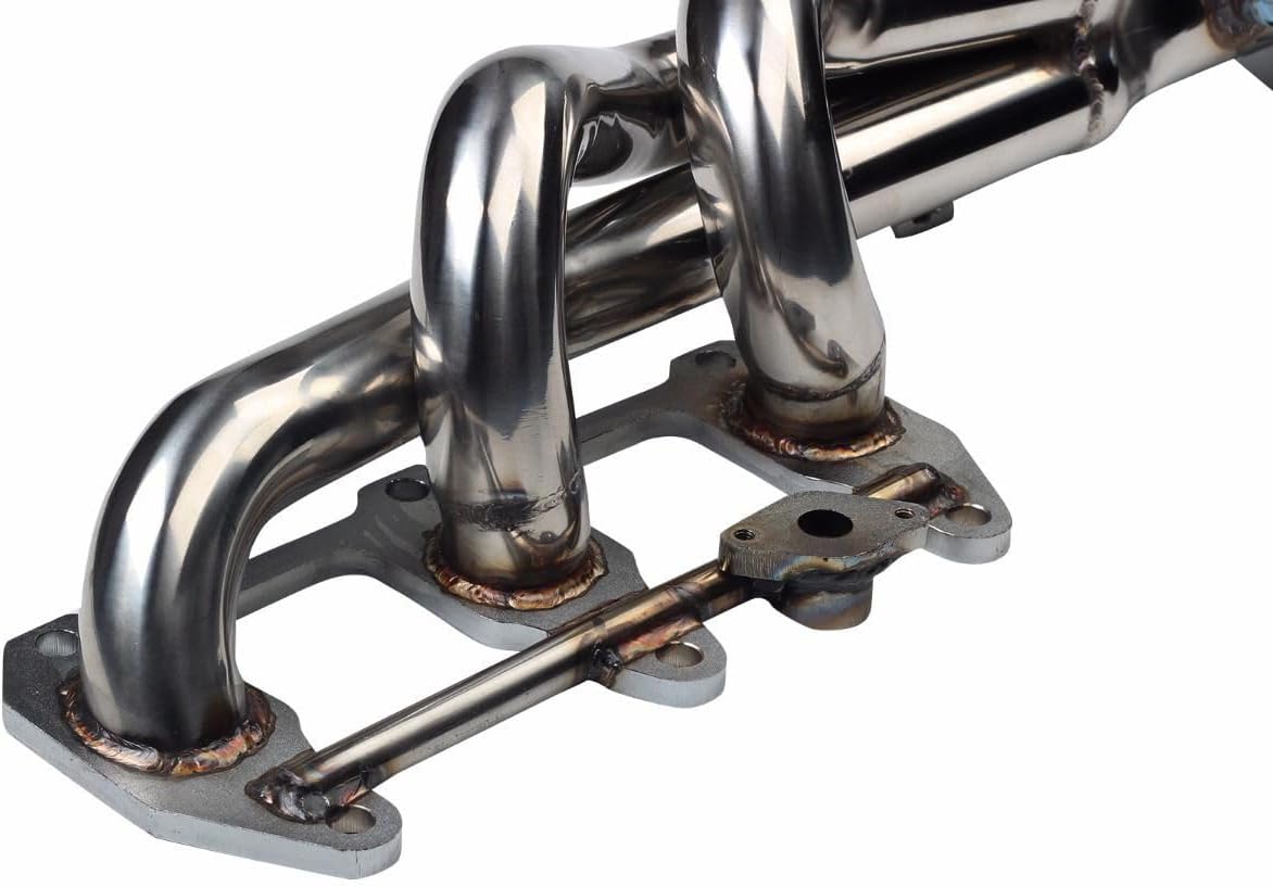 Stainless Steel Performance Exhaust Header Manifold For Mazda RX-8 SE3P 1.3L 13B-MSP Renesis,2004 2005 2006 2007 2008 2009 2010 2011,3-1