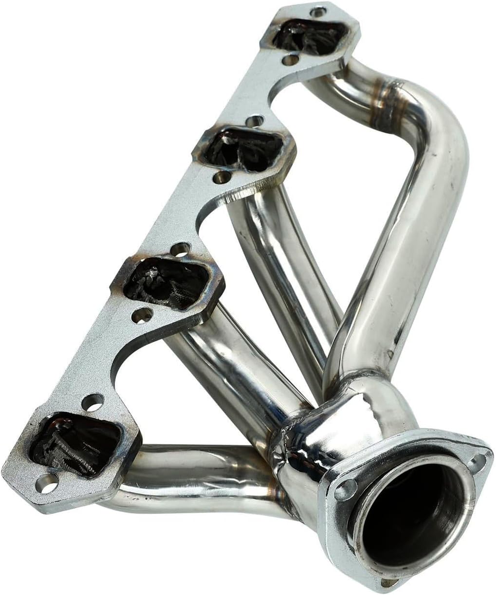 Stainless Steel Performance Exhaust Header Manifold For 260 289 302 V8 1964-1977 Ford Mustang Maverick Fairlane Falcon, Mercury Cougar Comet 260 289 302 V8