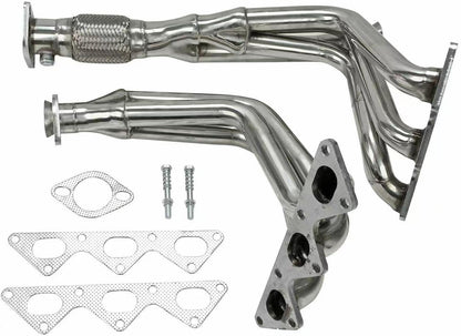 Exhaust Header For Mitsubishi 3000GT & Dodge Stealth,1991-1999 DOHC V6，1991 1992 1993 1994 1995 1996 1997 1998 1999 Dodge Stealth & Mitsubishi 3000GT Exhaust Manifold Headers