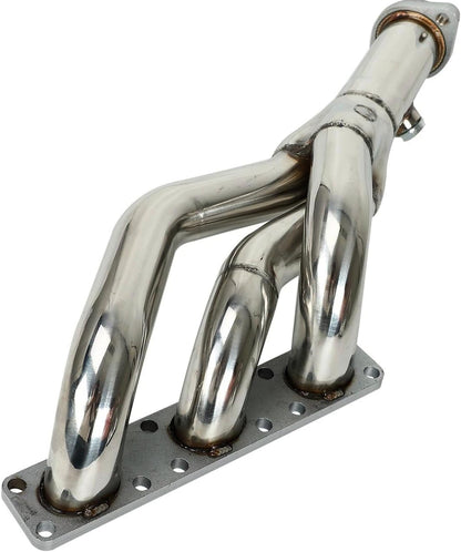 Stainless Steel Performance Exhaust Manifold Header For 1998-2000 BMW E46 3-Series & 1997-2000 BMW E39 5-Series & 1996-2002 BMW Z3， 2.5L/2.8L/3.0L Engines E46 E39 Z3