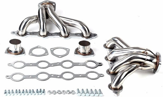 Exhaust Headers For Chevy LS LS1 LS2 LS3 LS6 LS7 / 4.8L, 5.3L, 5.7L, 6.0L, 6.2L，1960's - 1970's Chevy El Camino/Monte Carlo & GMC Sprint Exhaust Manifold Header