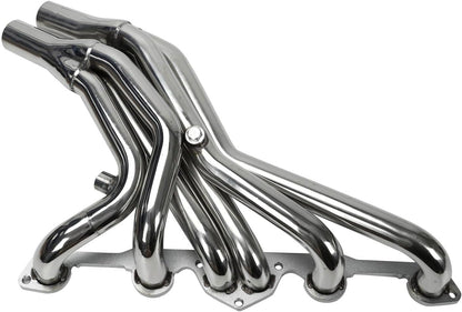 Stainless Steel Performance Exhaust Header Manifold For Nissan Datsun 280Z 280ZX L28E,1977 1978 1979 1980 1981 1982 1983;Y Pipe for Datsun