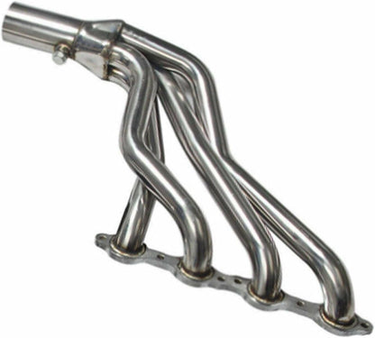 Stainless Steel Performance Exhaust Header Manifold For Chevy Avalanche/Silverado ;GMC Sierra; 4.8L 5.3L 6.0L;1999 2000 2001 2002 2003 2004 2005 2006; Long Tube (2WD)
