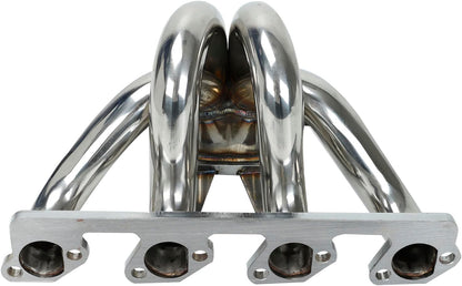 Stainless Steel Performance Exhaust Header Manifold For 1979-1986 Ford Mustang 2.3L Turbocharged & 1984-1986 Ford Mustang SVO 2.3L & 1983-1988 Ford Thunderbird Turbo Coupe 2.3L ，XR4Ti