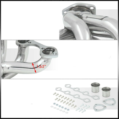 Stainless Steel Performance Exhaust Header Manifold For Ford 289 302 351 V8 1962-1978 Small Block Hugger SBF,Mustang Fairlane Falcon Maverick LTD Custom Torino,Mercury Montego Cougar Comet