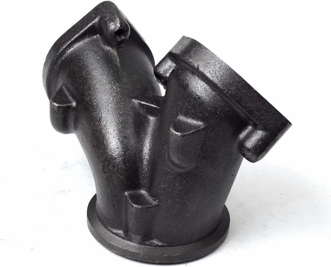 Stainless Steel Exhaust Manifold Down UP pipe For Ford F250 / F350 / F450 / F550 7.3L Turbo Pedestal Ebp Valve Upgraded 5+5 Wheel & Up Pipes；1999.5 2000 2001 2002 2003；