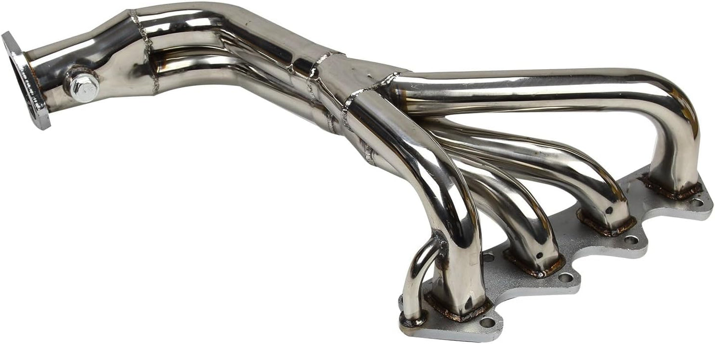 Stainless Steel Performance Exhaust Header Manifold For Suzuki Samurai 1985-1995 1.3L，Suzuki Sidekick 1989-1994 1.6L，Geo Tracker 1989-1994 1.6L, 8-Valve