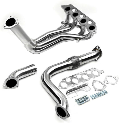 Stainless Steel Performance Exhaust Header Manifold For 2000-2004 Ford Focus 2.0L 121 I4，2000,2001,2002,2003,2004