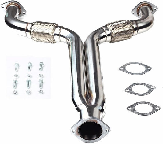 Exhaust Pipes kit For Nissan 350Z & Infiniti G35 2003-2007 3.5Z DOHC，2003 2004 2005 2006 2007 Infiniti G35 & 350Z Exhaust Pipes Header Manifold Stainless Steel
