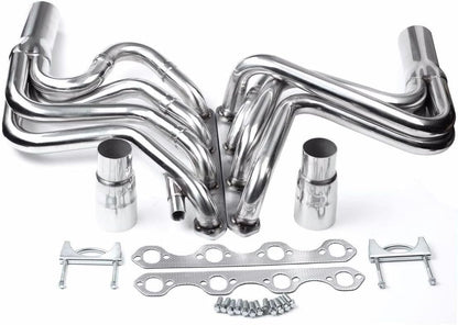 Exhaust Headers Manifold For Ford F150 F250 Bronco 5.8L 1987-1996，For Ford F-150 F-250 Bronco Pickup Truck 1987 1988 1989 1990 1991 1992 1993 1994 1995 1996 F150 F250 Exhaust Manifold Header