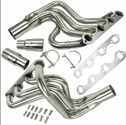 Exhaust Headers Manifold For Ford F150 F250 Bronco 5.8L 1987-1996，For Ford F-150 F-250 Bronco Pickup Truck 1987 1988 1989 1990 1991 1992 1993 1994 1995 1996 F150 F250 Exhaust Manifold Header