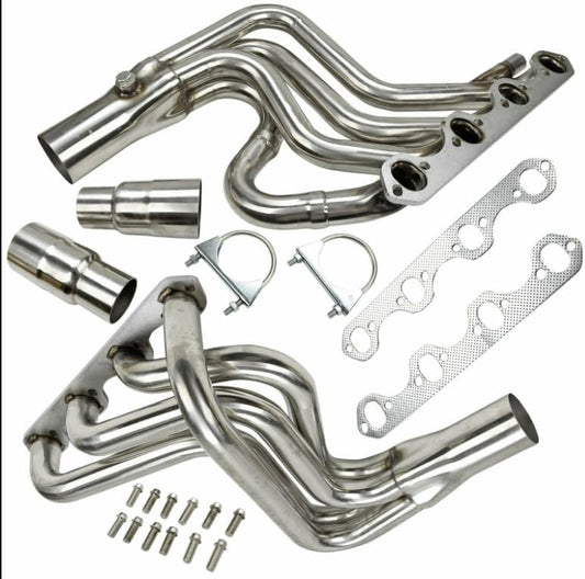 Exhaust Headers Manifold For Ford F150 F250 Bronco 5.8L 1987-1996，For Ford F-150 F-250 Bronco Pickup Truck 1987 1988 1989 1990 1991 1992 1993 1994 1995 1996 F150 F250 Exhaust Manifold Header