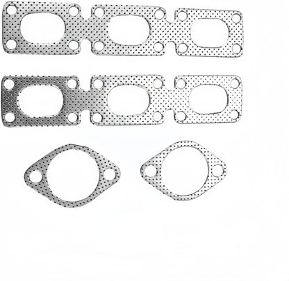 Exhaust Headers kit For 1998-2006 BMW E46 (323/328) & E39 (525/528/530),2.5L 2.8L 3.0L，1998 1999 2000 2001 2002 2003 2004 2005 2006 BMW 323/328/5225/528/530 Exhaust Headers Manifold Stainless Steel