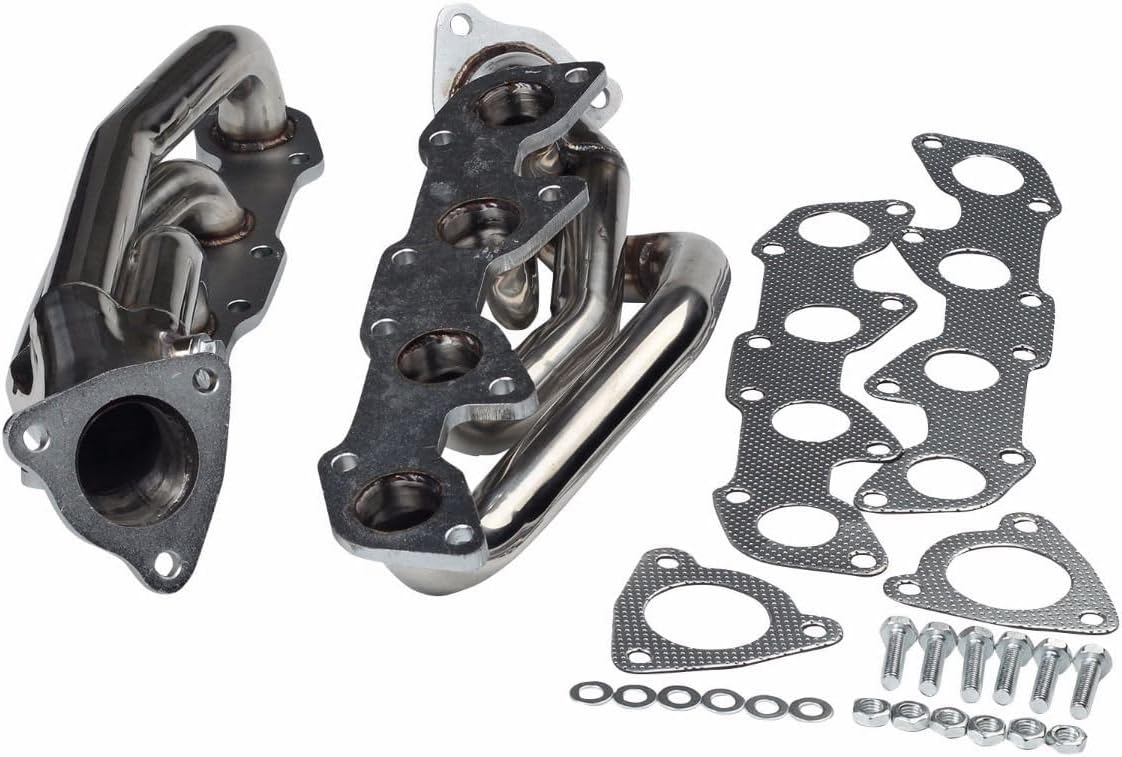 Stainless Steel Exhaust Header Manifold For Toyota Sequoia 2001-2004 4.7L SR5/Limited 4WD & Toyota Tundra 2000-2004 4.7L SR5 Regular Cab/Limited 4WD