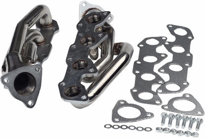 Stainless Steel Exhaust Header Manifold For Toyota Sequoia 2001-2004 4.7L SR5/Limited 4WD & Toyota Tundra 2000-2004 4.7L SR5 Regular Cab/Limited 4WD
