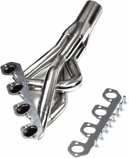 Stainless Steel Performance Exhaust Header Manifold For Ford Mustang & Pinto 2.3L L4 1974 1975 1976 1977 1978 1979 1980