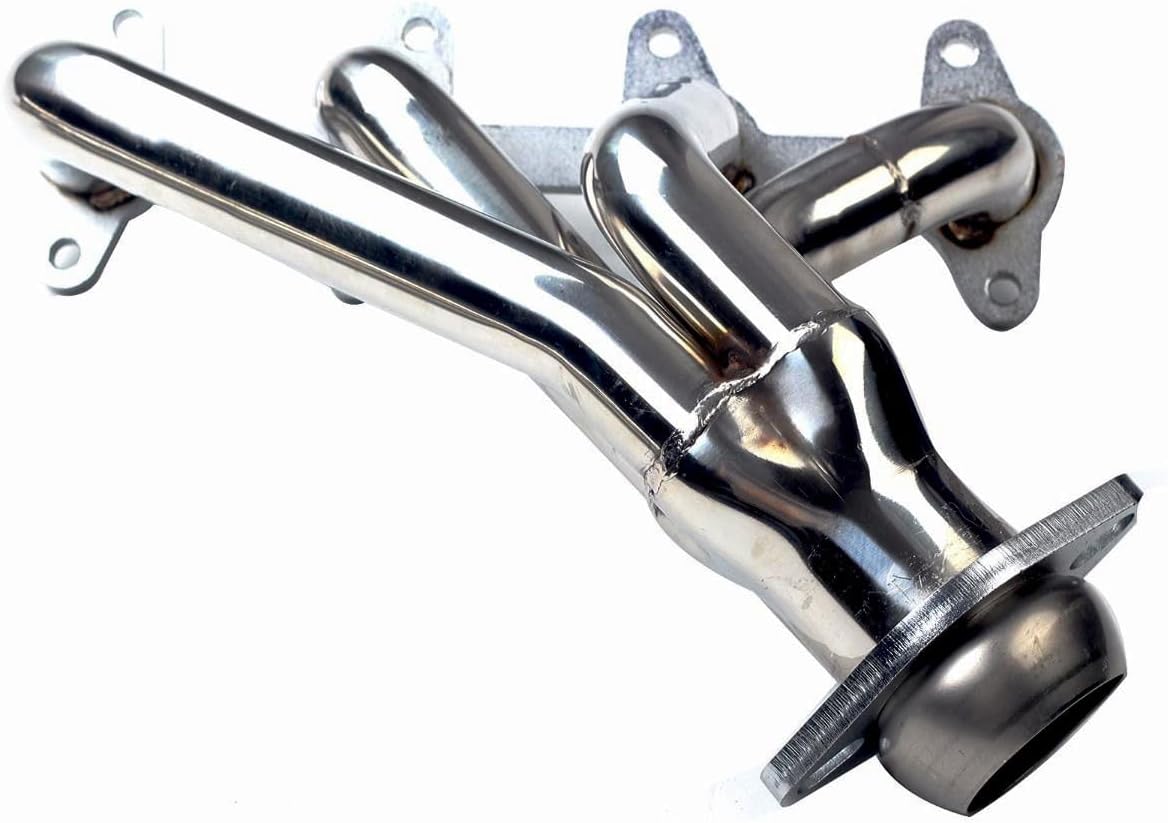 Stainless Steel Performance Exhaust Header Manifold For Chevy Chevrolet S10 & GMC Sonoma；2.2L 2WD；1994 1995 1996 1997 1998 1999 2000 2001 2002 2003 2004