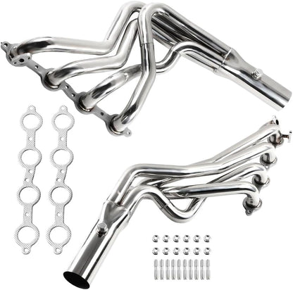 Stainless Steel Performance Exhaust Header Manifold For Chevrolet Chevy Camaro 1998-2002 5.7L & Pontiac Firebird 1998 1999 2000 2001 2002 5.7L，LS1 5.7L V8 Engine
