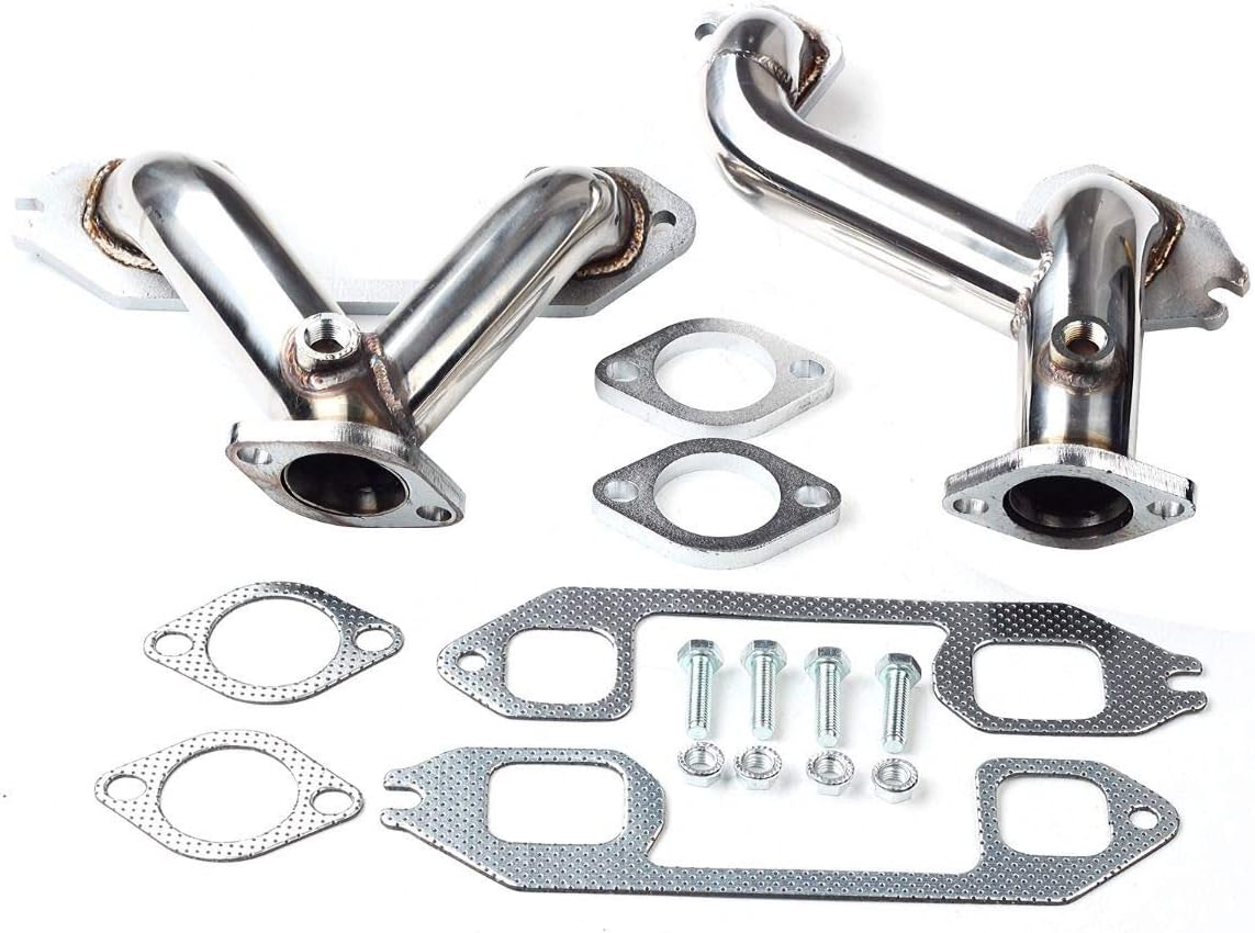 Exhaust Headers kit For for 1937-1962 Chevy 216/235/261 ，3.5L/3.9L/4.3L，Master/Deluxe/Fleetline/Styleline/Bel Air/150/210/Deluxe/Bel Air/210/150/Nomad/Yeoman wagon/Task Force Exhaust Headers Manifold