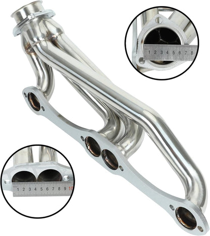 Exhaust Headers For Chevy Small Block Blazer S10 S15 2WD，283, 302, 305, 307, 327, 350, 400，TH350 Auto Transmissions，283, 302, 305, 307, 327, 350, 400 Exhaust Manifold Header