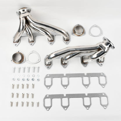 Exhaust Header Manifold For Ford Big Block FE 330 360 390 428，For 300 & Club & Country & Courier & Custom & Del Rio & F Series & Fairlane & Galaxie & LTD & Ranch & Skyliner & Thunderbird & Victoria