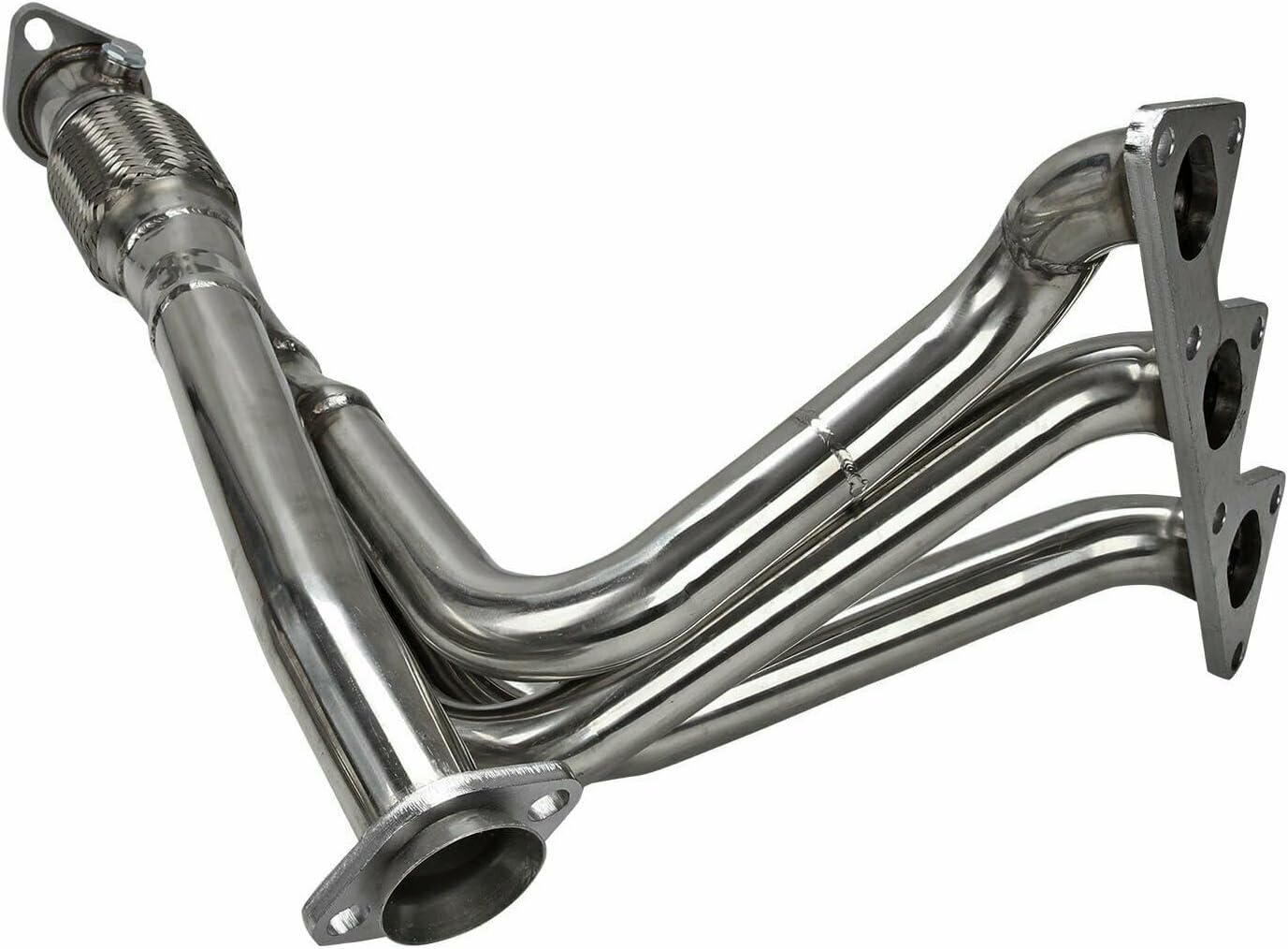 Stainless Steel Performance Exhaust Header Manifold For 1991-1999 Mitsubishi 3000GT V6；For 1991-1996 Dodge Stealth V6；3.0L 6G72 V6；
