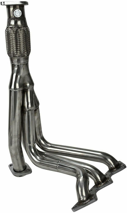 Stainless Steel Performance Exhaust Header Manifold For 1991-1999 Mitsubishi 3000GT V6；For 1991-1996 Dodge Stealth V6；3.0L 6G72 V6；