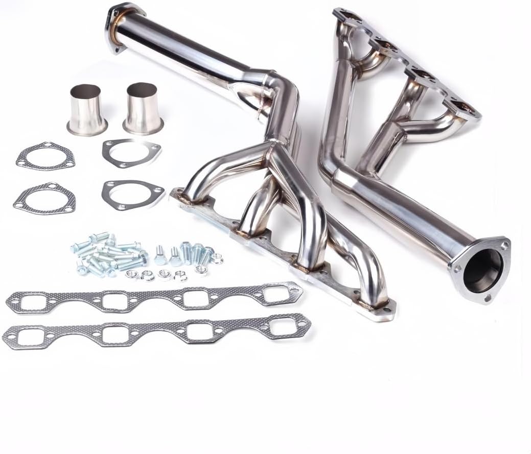 Exhaust Headers kit For 1964-1970 Ford Mustang 4.3L/4.7L/4.9L(5.0L) 260/289/302 ，1964 1965 1966 1967 1968 1969 1970 Ford Mustang Exhaust Headers Manifold Stainless Steel