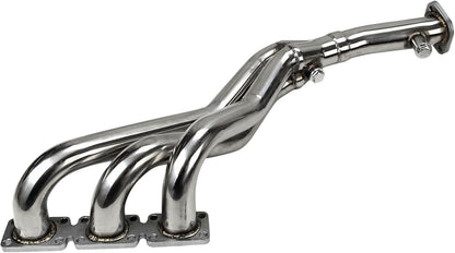Stainless Steel Performance Exhaust Manifold Header For BMW E46 323i 328i E39 5 Z3 2.5L 2.8L 3.0L L6,1996,1997,1998, 1999, 2000, 2001, 2002, 2003, 2004, 2005,2006