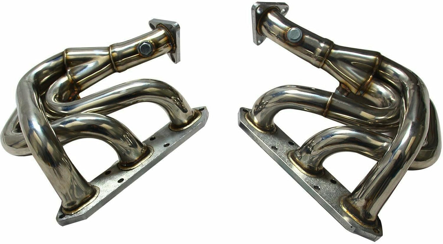 Stainless Steel Performance Exhaust Header Manifold For 1997-2004 Porsche 986 Boxster BASE,1998,1999,2000,2001,2002,2003,Headers for Porsche 986 Boxster, 2.5L, 2.7L,3.2L