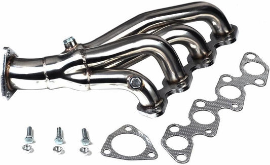 Stainless Steel Performance Exhaust Header Manifold For Nissan 240Sx S14 1995 1996 1997 1998 Ka24De,240SX S14 Silvia SE/LE 2.4L