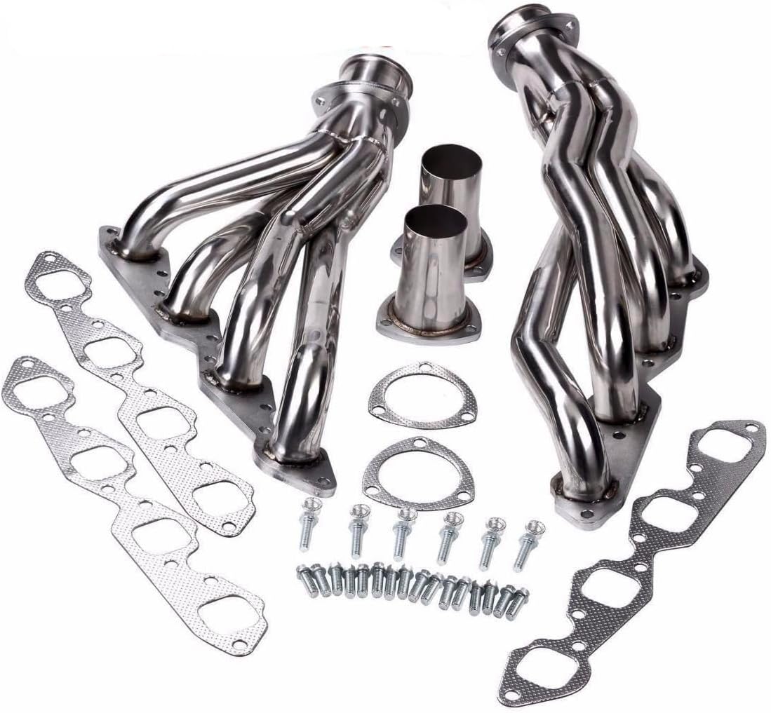 Stainless Steel Performance Exhaust Header Manifold For Chevy GMC BBC 396 402 427 454 502 V8 Engines