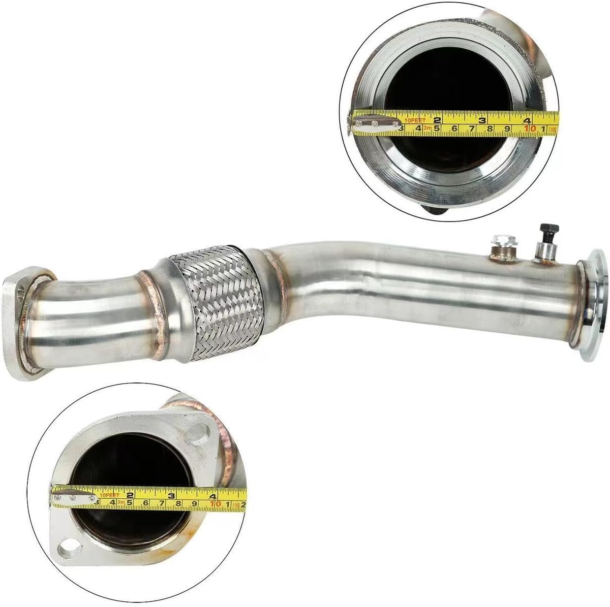 Exhaust Pipe Headers For 2008-2012 BMW 335D M57 & 2004-2014 BMW 535D M57, E90 E91 E92 E60 E61 535D 335D Diesel M57 Turbo,335D 535D Exhaust Header Manifold Pipe
