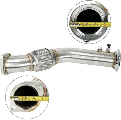 Exhaust Pipe Headers For 2008-2012 BMW 335D M57 & 2004-2014 BMW 535D M57, E90 E91 E92 E60 E61 535D 335D Diesel M57 Turbo,335D 535D Exhaust Header Manifold Pipe