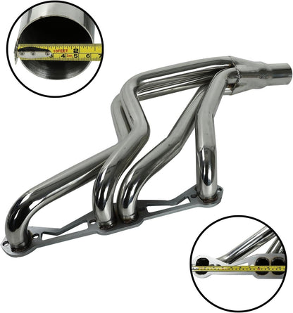 Stainless Steel Performance Exhaust Header Manifold For Chevrolet Chevy Camaro 1982-1992 5.0L 5.7L，Pontiac Firebird 1982 1983 1984 1985 1986 1987 1988 1989 1990 1991 1992 5.0L 5.7L，Y Pipe