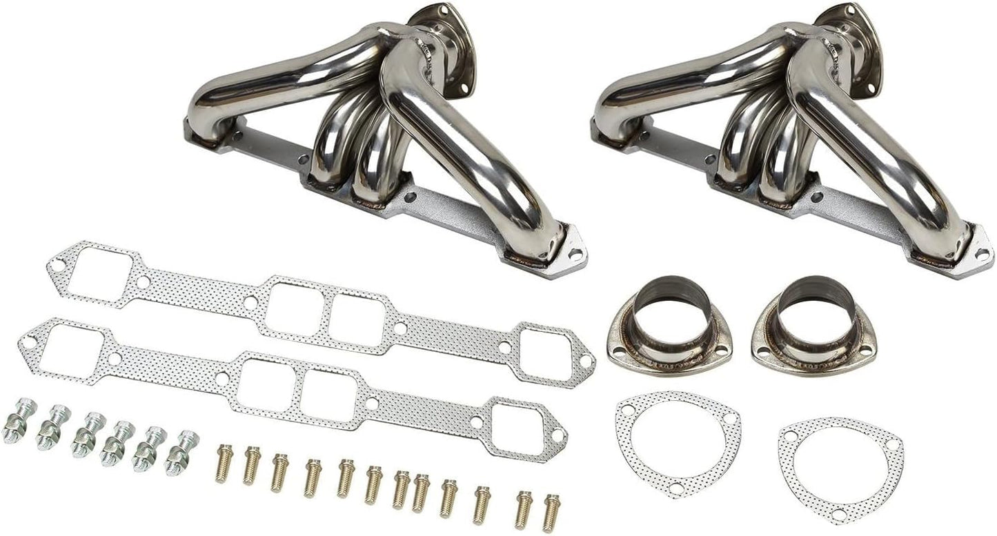 Stainless Steel Exhaust Header Manifold For Dodge Chrysler Plymouth Big Block 1959-1978 373-440 V8