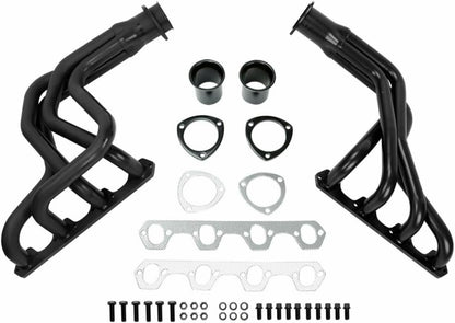 Performance Exhaust Header Manifold For Ford F100 F-100 2WD 302W 5.0L V8,1969 1970 1971 1972 1973 1974 1975 1976 1977 1978 1979，Black，2WD