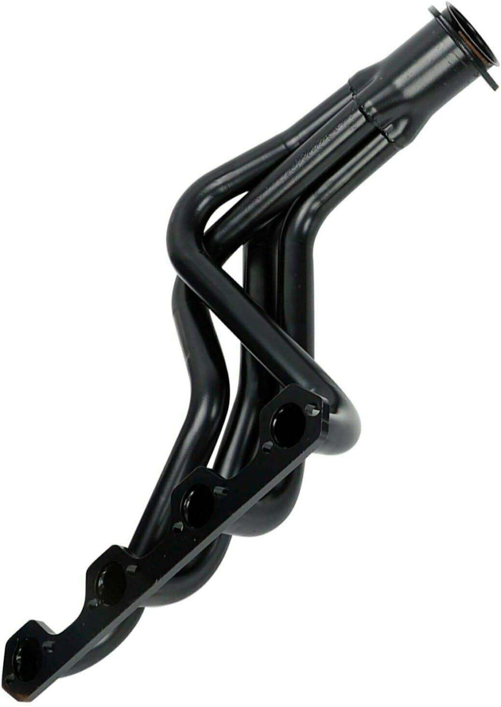 Performance Exhaust Header Manifold For Ford F100 F-100 2WD 302W 5.0L V8,1969 1970 1971 1972 1973 1974 1975 1976 1977 1978 1979，Black，2WD
