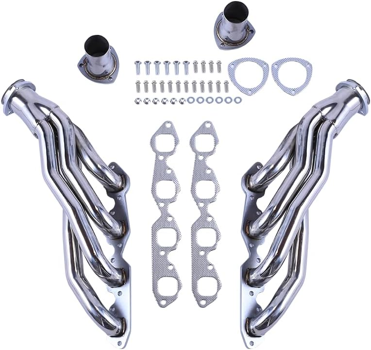 Exhaust Headers For Chevy BBC 396 402 427 454 502 V8，Chevy Camaro/Chevy Chevelle/El Camino/Laguna/Caprice/Kingswood/Malibu/Impala/Bel Air/Biscayne/Brockwood/Townsman Exhaust Manifold