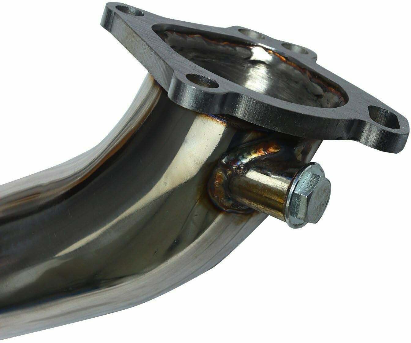 Stainless Steel Exhaust Manifold Down UP pipe For Audi S4 / RS4 B5 2000 2001 2002 & Audi A6 / A6 Allroad C5 2000 2001 2002 2003 2004; 2.7L V6
