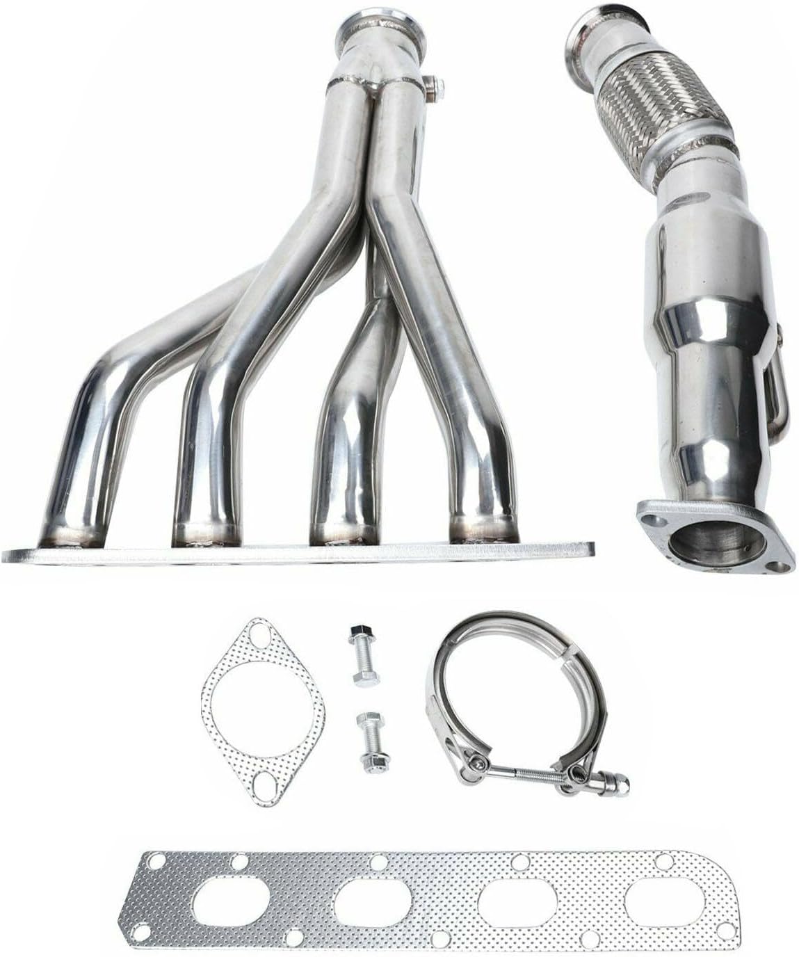 Exhaust Header kit For Chevy Coblat SS & Saturn Ion-2 Red Line 2005-2007 2.0L S/C LSJ，2005 2006 2007 Saturn Ion-2 Red Line & Chevy Coblat SS Exhaust Manifold Headers