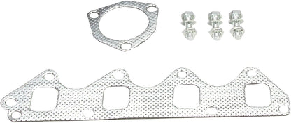 Steel Performance Exhaust Header Manifold For Suzuki Samurai 1986-1995 1.3L，Suzuki Sidekick 1989-1994 1.6L，Geo Tracker 1989-1994 1.6L, 8-Valve，Black