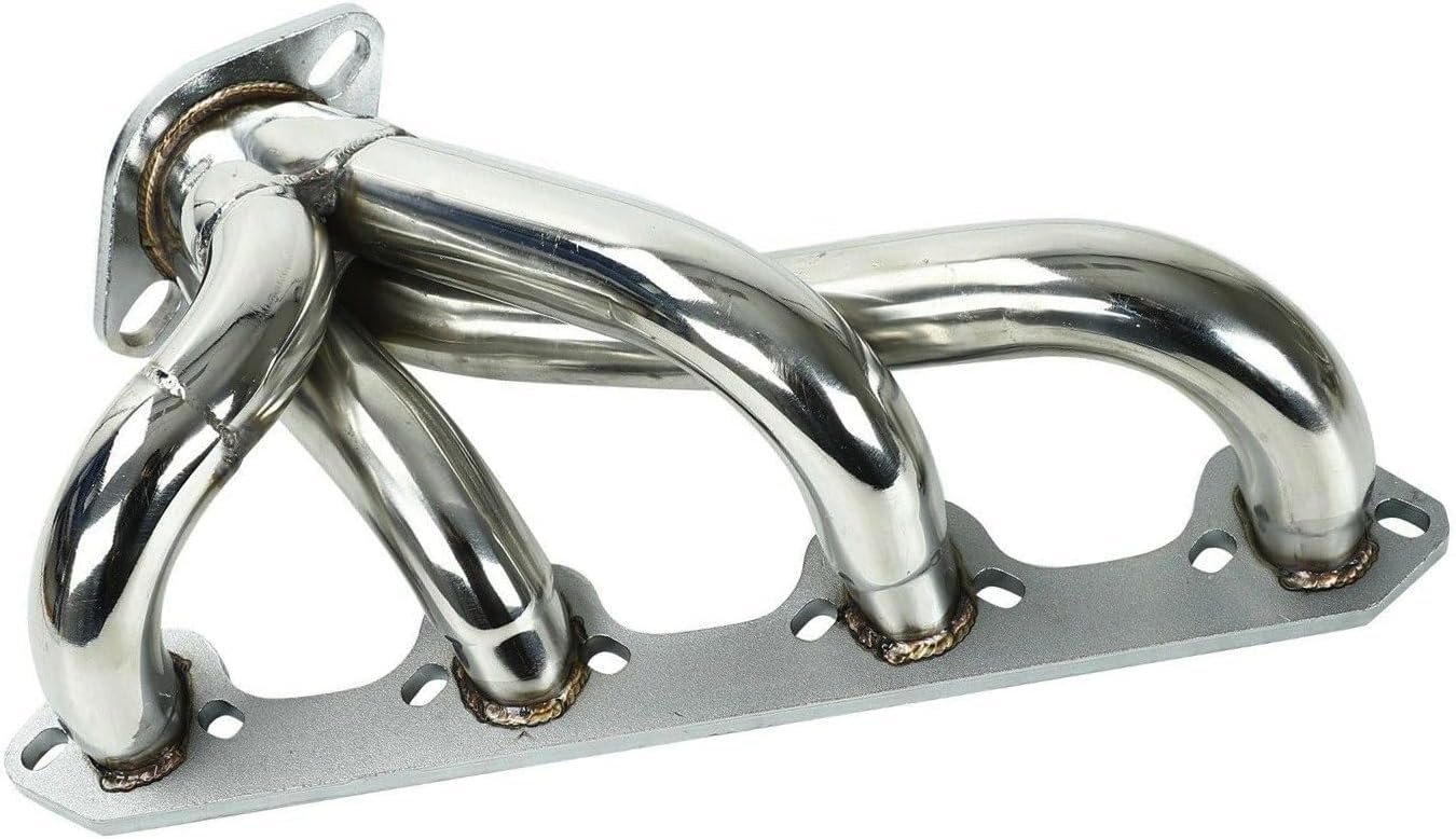 Stainless Steel Performance Shorty Exhaust Header Manifold For Ford F150 F250 / Bronco 5.8L V8 1987 1988 1989 1990 1991 1992 1993 1994 1995 1996