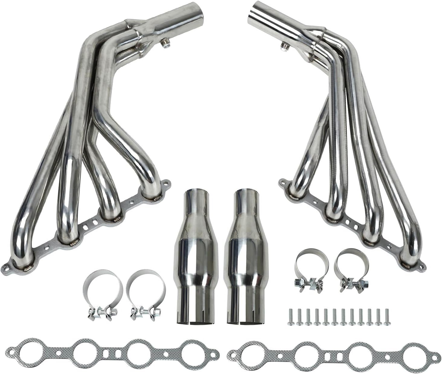 Stainless Steel Performance Exhaust Header Manifold For 2010-2015 Chevy Camaro SS LS3 6.2L V8,pipe down pipe downpipe for Chevy Camaro SS