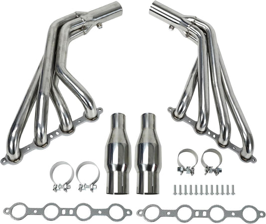 Stainless Steel Performance Exhaust Header Manifold For 2010-2015 Chevy Camaro SS LS3 6.2L V8,pipe down pipe downpipe for Chevy Camaro SS