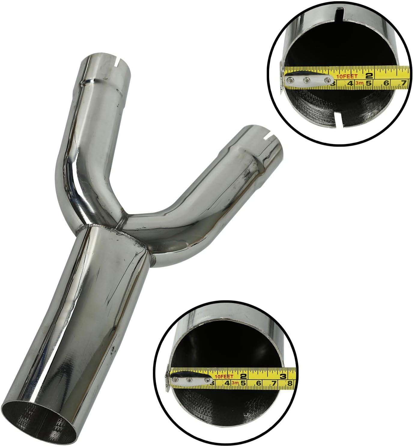 Stainless Steel Performance Exhaust Header Manifold For Chevrolet Chevy Camaro 1982-1992 5.0L 5.7L，Pontiac Firebird 1982 1983 1984 1985 1986 1987 1988 1989 1990 1991 1992 5.0L 5.7L，Y Pipe
