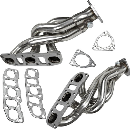 Stainless Steel Performance Exhaust Header Manifold For 2003-2006 Nissan 350Z Z33, 2003-2007 Infiniti G35,3.5L VQ35DE,2004 2005