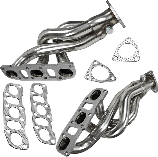 Stainless Steel Performance Exhaust Header Manifold For 2003-2006 Nissan 350Z Z33, 2003-2007 Infiniti G35,3.5L VQ35DE,2004 2005