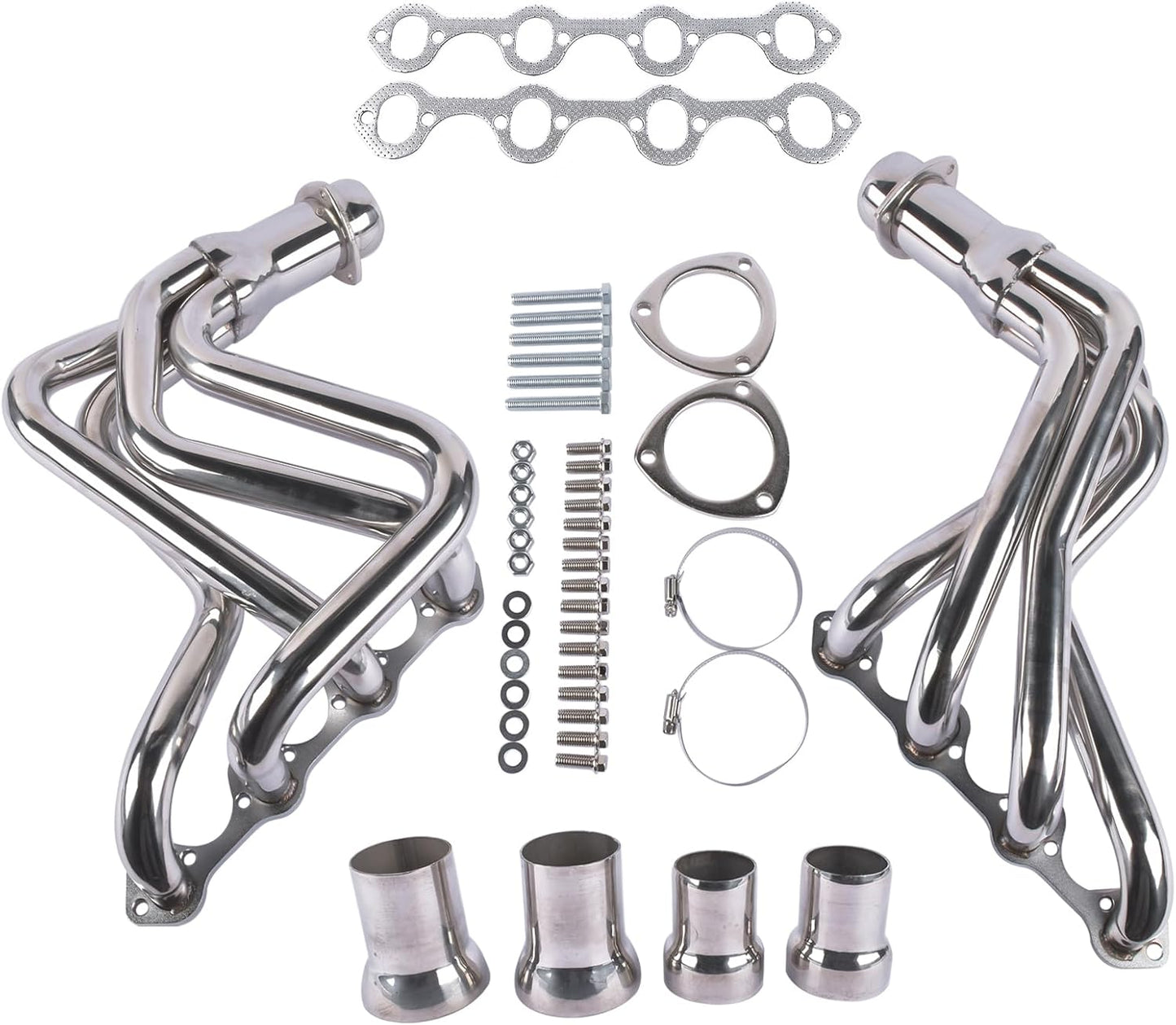 Stainless Steel Performance Exhaust Header Manifold For Ford F100 F-100 RWD 302W 5.0L V8,1969 1970 1971 1972 1973 1974 1975 1976 1977 1978 1979，RWD